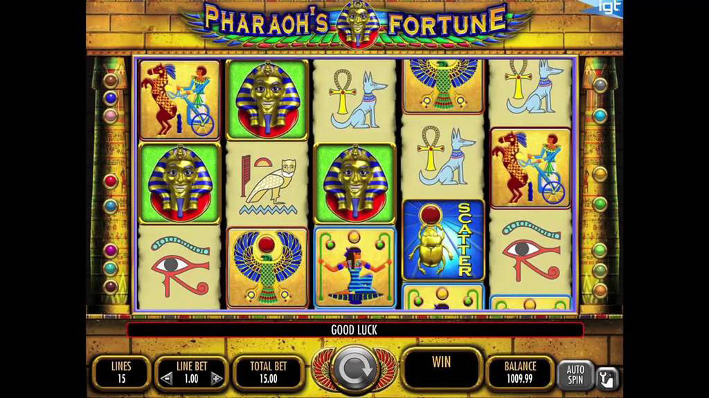 pharaohs fortune slot machine free
